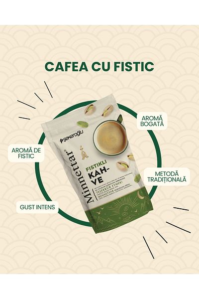 Şekeroğlu Coffee with Pistachio 165 Gr.Sekeroglu