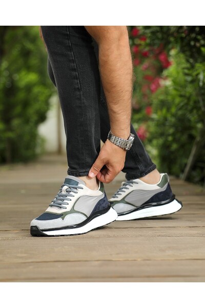 İtallano Ayakkabı ΑΝΔΡΙΚΑ ΑΘΛΗΤΙΚΑ ΠΑΠΟΥΤΣΙΑ ΚΑΘΗΜΕΡΙΝΗΣ ΧΡΗΣΗΣ ΜΕ ΣΟΛΑ ΑΕΡΙΟΥ ΑΠΟ ΝΕΟΝ ΚΑΘΗΓΗΤΙΚΟ ΔΕΡΜΑ