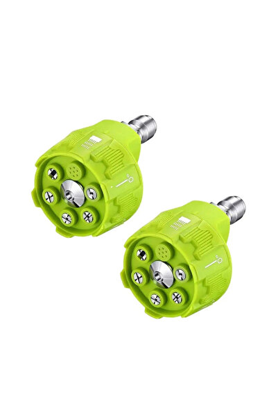 choice2 2Pcs Green 6 in 1 Power Washer Nozzle's,With 1/4 Inch Quick Connector...