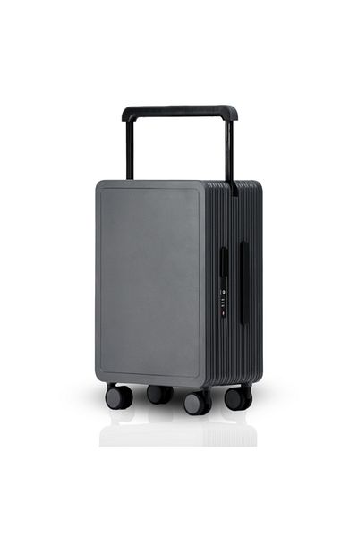 SAEH Luggage Modern 20-inch Cabin Luggage Suitcase, Dark Grey