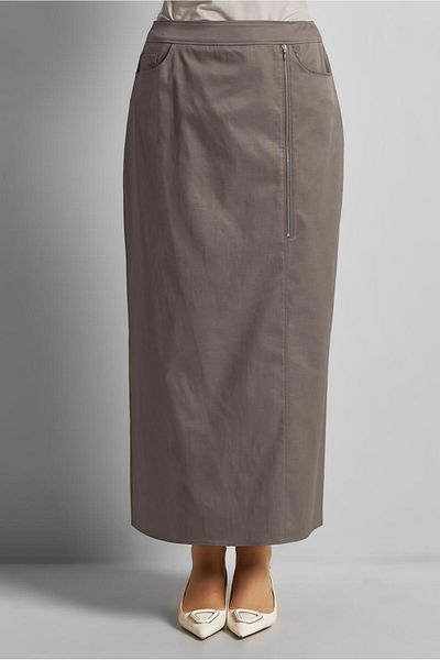 Alvina Cotton Straight Cut Skirt 60692