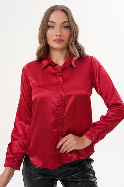 ŞİMAL Women's Satin Shirt 255123 -