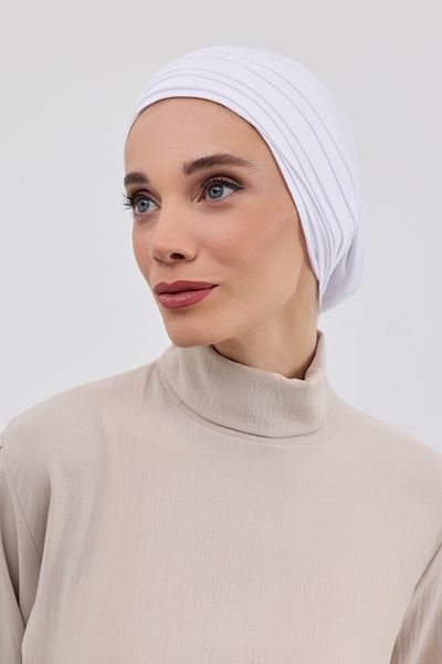 HIJAB VIP Two-piece Italian cotton turban - tie