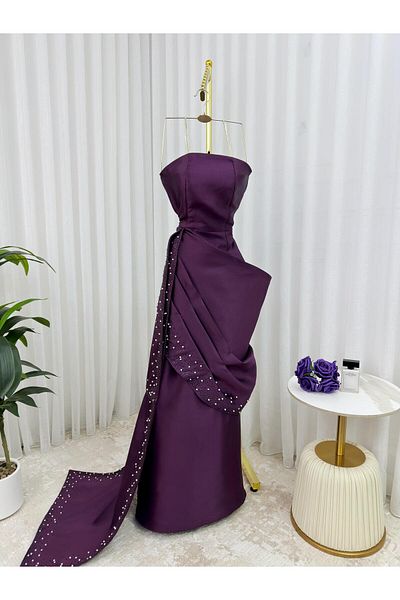 COCONALY Barbie Mikado Dress in a Special Color