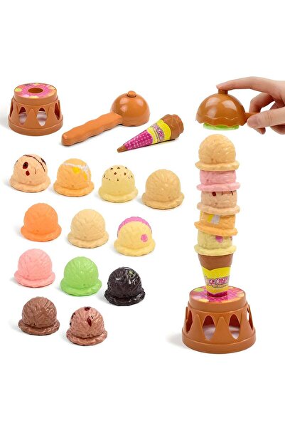 LIXADA لعبة منزلية قابلة للطي مصنوعة من الآيس كريم