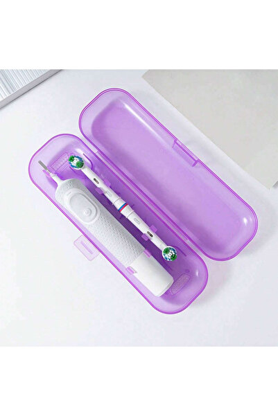 Choice3 PURPLE 1PC Toothbrush Head Portable Dust Protection Box, Electric Toothbrush Travel Box