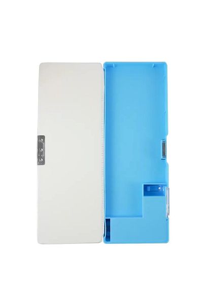 Generic Little Astronaut Pencil Box - Blue | Multifunctional Design with Dual Sharpener for Kids' Stationery