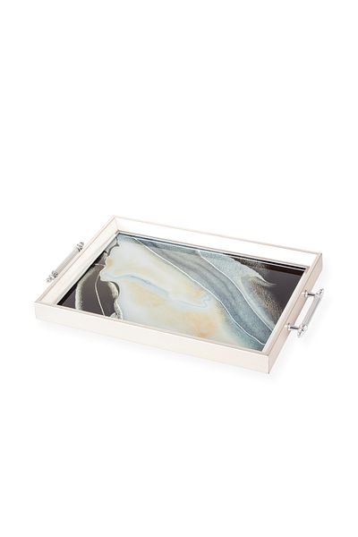 Decorium Vona Rectangular Tea Coffee Presentation Tray 31X45Cm