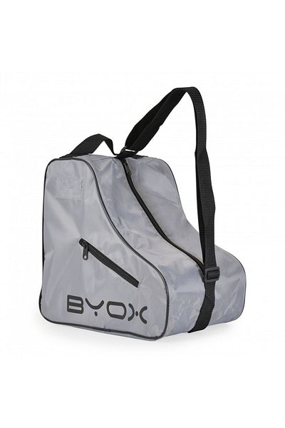byox Zippered bag for storing roller skates or skates Skate Grey with adjustable handle and accessory pocket