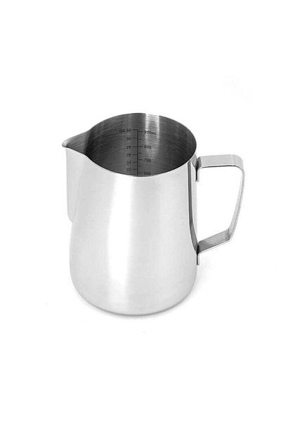 Precise Professional Stainless Steel Milk Pitcher, 32oz (950ml)