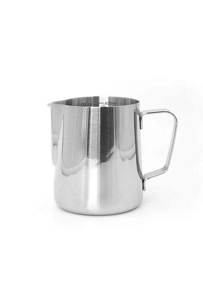 Precise Professional Stainless Steel Milk Pitcher, 12oz (360ml)