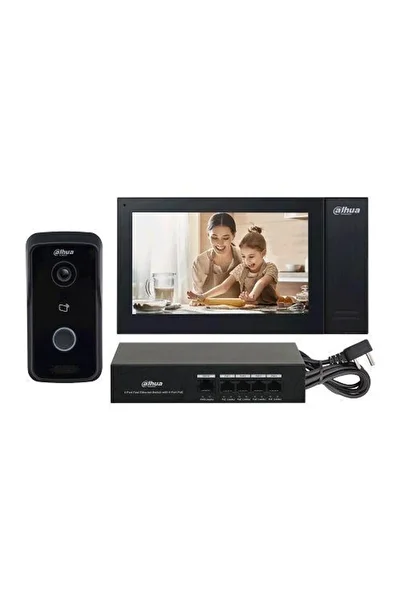 DAHUA Kit Videointerfon KTP02 IP, 1 familie, IC card, PoE, SIP