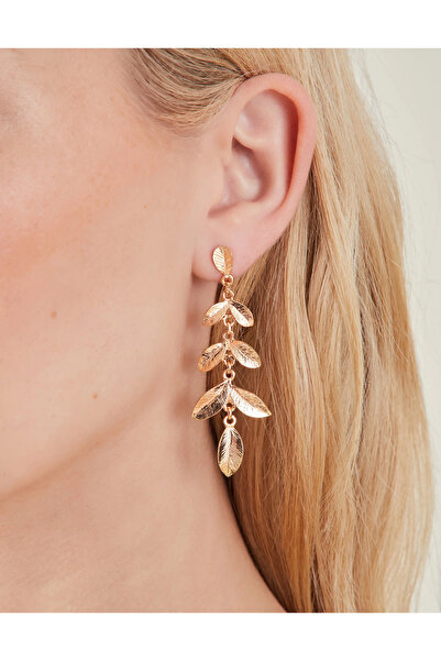 Accessorize Mini Yapraklı Sallantılı Küpe