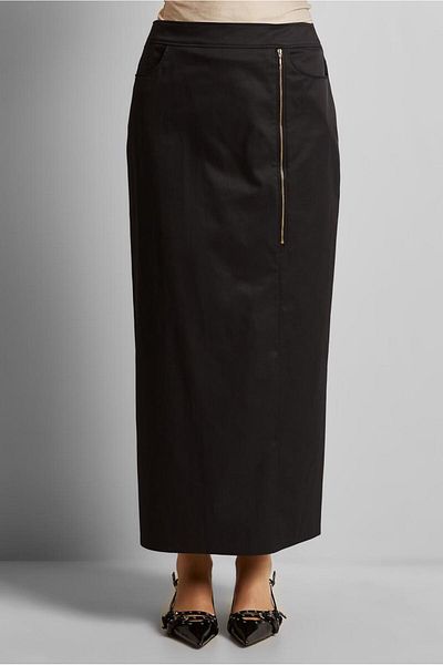 Alvina Cotton Straight Cut Skirt 60692