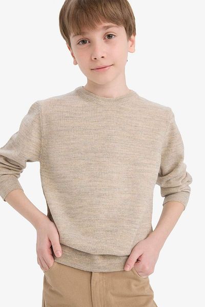 DeFacto Boy's Crew Neck Knitwear Sweater A4992A825Wn