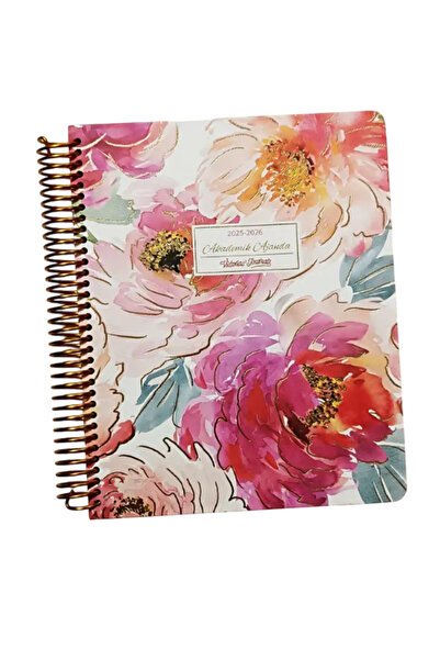 Bruno Visconti Vj Akademik Ajanda Spiralli Sert Kapak 2025-2026 Ayraçlı 17X23...