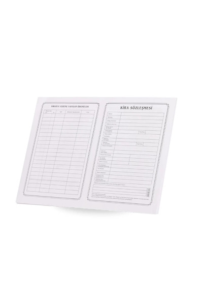 Gülpaş Kira Contract 100 Pieces 28X41Cm