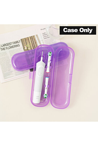 Choice6 Purple Universal Electric Toothbrush Case Toothbrush Storage Box Orga...