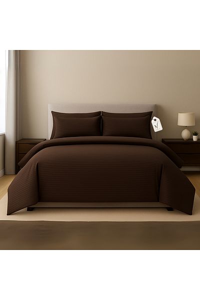 View star Viewstar 6-Piece King Size Cotton Bedding Set – 1 Fitted Sheet, 1 Quilt Cover, 4 Pillowcases