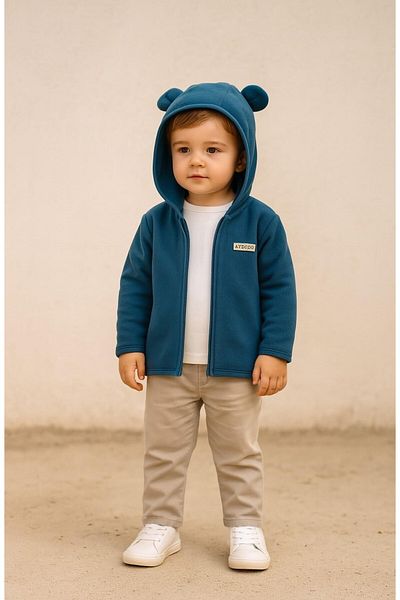 Aydodo Ad13544 Baby Cardigan-Vest 3-6/6-9/9-12/18-24 Months