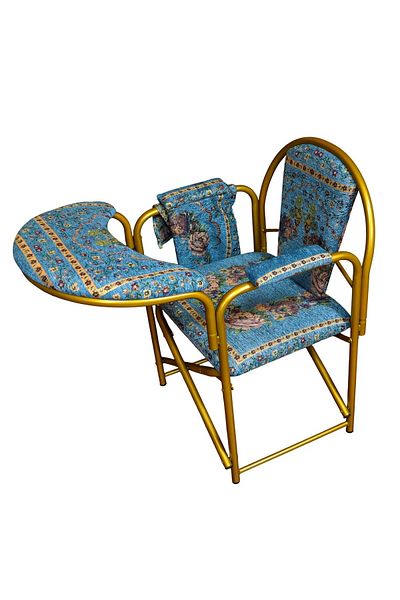 SUNDUS AE PRAYER CHAIR - TURQUOISE