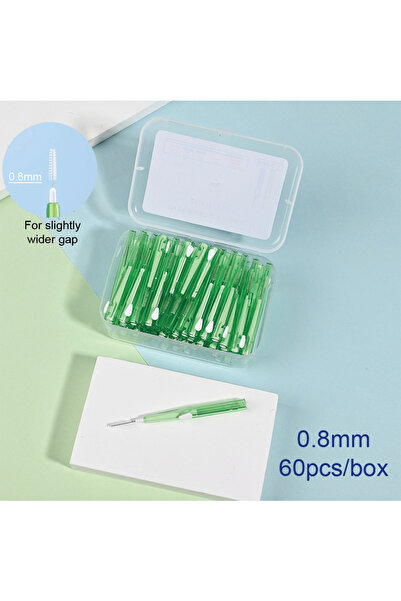 Choice3 60 green 60pcs/box Interdental Brushes Dental Teeth Cleaning Orthodon...