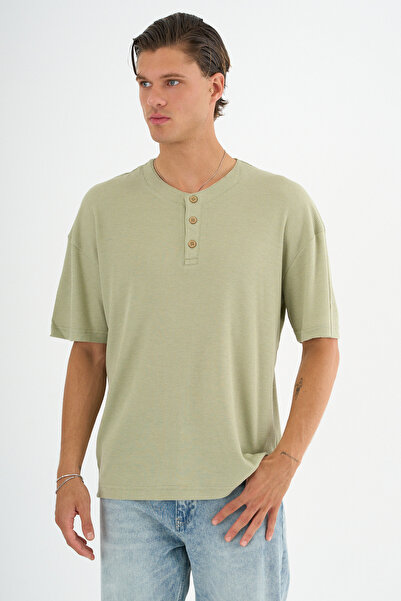 Redline Μονό ανδρικό μπλουζάκι Relax Fit Mint