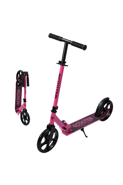 KidLe سكوتر ركل للأطفال، سكوتر قابل للطي مع مقود قابل للتعديل، للأولاد والبنا...