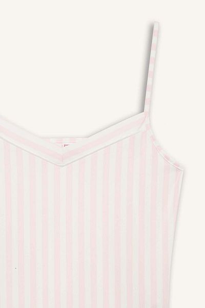 DeFacto Regular Fit V Neck Strap Top-Fall in Love F6989Ax25Au