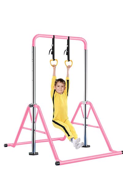 Ma Baby Expandable Gymnastics Bar for Kids - Height Adjustable Junior Training Bar for Home