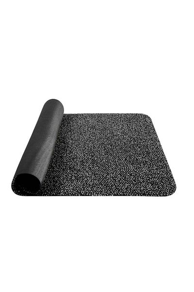MIBAO anti-slip mat, polypropylene, black/grey, 60 x 90 cm