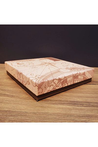 YNT İthalat Compass Design Leather Notebook and Touch Pen