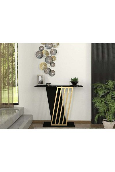 UnicUtil Masa Decor Living/Hol, UnicUtil, 90x76,8x29,6 cm, Negru