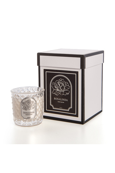 rosalinda Silver Aromaterapi Mum 10x8.5 cm – Lavanta Vanilya Sandal Kokulu, U...