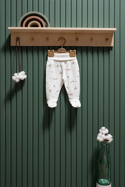 Tiffany Happy Lambs Organic Theme Booties Bottom