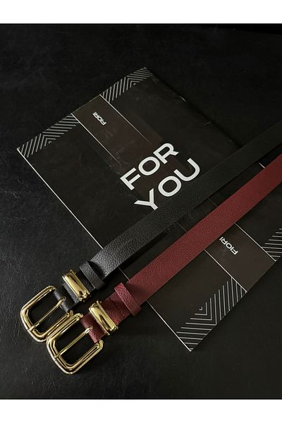 Fiori Gold Plated Non-Tarnish Women's Trouser Belt, Jacket Belt, Dress Belt, Shirt Belt