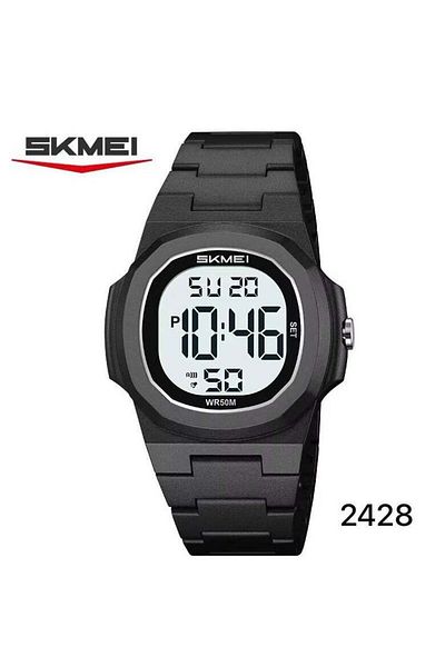 Skmei 2428 Men's Digital Sport Watch with Alarm, Stopwatch, LED Display, 50M Water Resistance