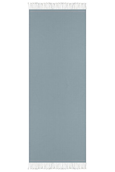 Bursa İpek Dark Gray Gray Double Sided Silk Shawl