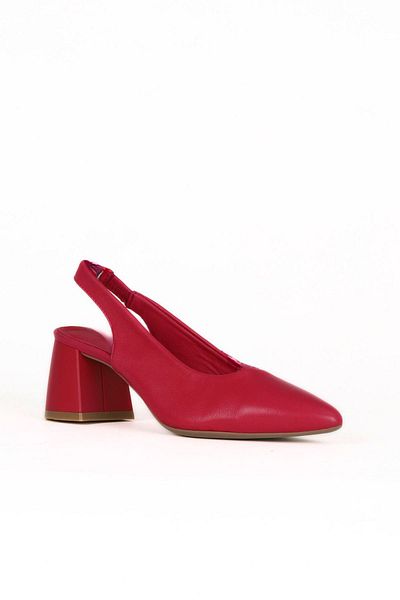 Bueno Shoes Фуша тъмнокафяви дамски обувки с ток 01we5800