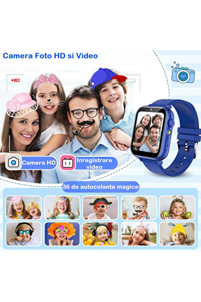 Smart Vibe MiniWATCH® eKiD36 - Παιδικό Έξυπνο Ρολόι, 24 Παιχνίδια Παζλ, Ηχητικά Βιβλία, Κάμερα Φωτογραφίας/Βίντεο/Selfie, Ροζ