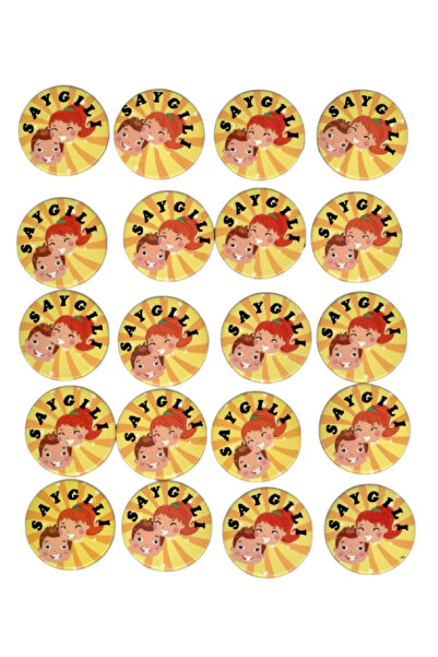 Kağıtay Öğrenci Motivasyon Rozeti (SAYGILI) - 20 Adet