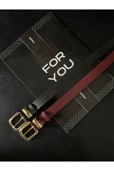 Fiori Gold Plated Non-Tarnish Women's Trouser Belt, Jacket Belt, Dress Belt, Shirt Belt