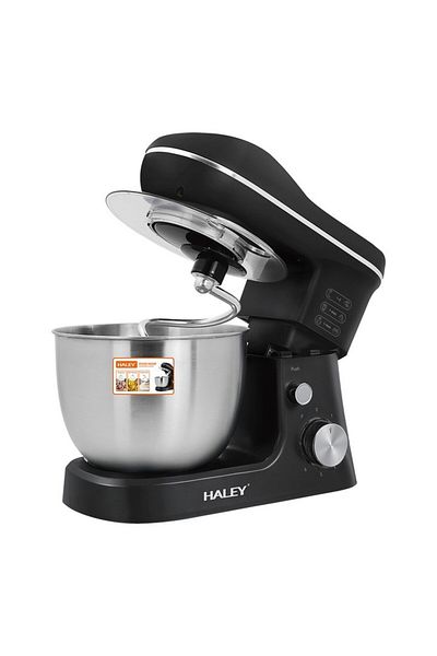 HALEY Mixer de înaltă performanță HY-2409: putere de 1200 W, bol generos din oțel inoxidabil de 3,5 l, 6 viteze