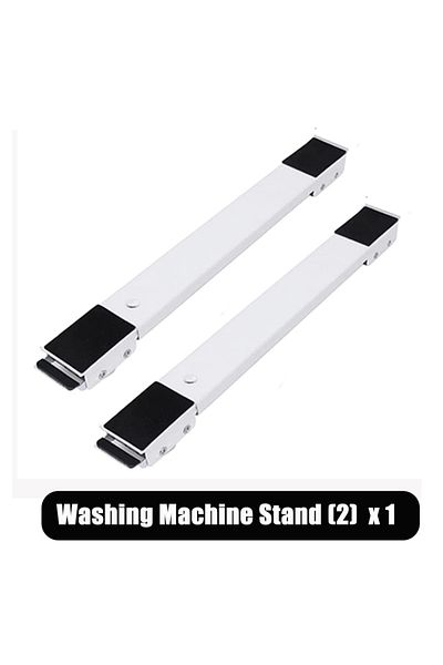 Choice4 2pcs white Washing Machine Stand Movable Refrigerator Raised Base Mobile Roller Bracket Wheel Bathro