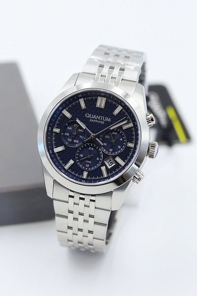 Quantum Sapphire Glass Steel Cord Men Wrist Watch Asw123-I1992Q