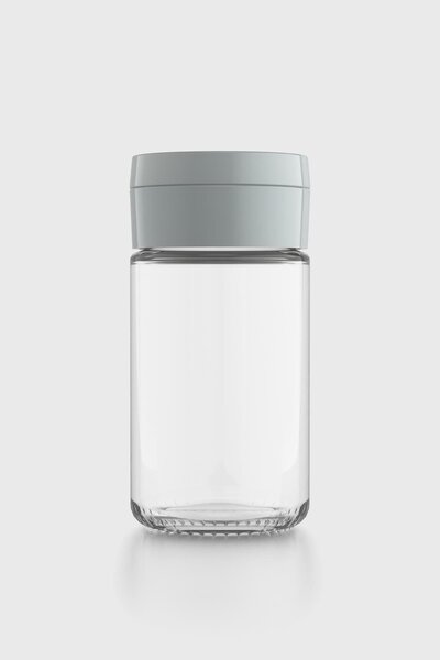 Renga Dorian 105 ml Gray Lid Glass Salt Shaker 121006