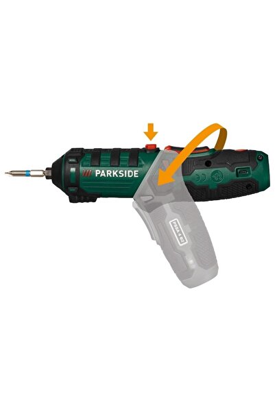 PARKSIDE Cordless Screwdriver with Battery and Accessories (26 bits) PSSA 4 B2