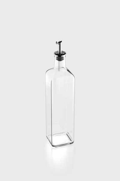 Renga Voca 750 ml Glass Oil Bottle with Metal Cap and Stopper 151008