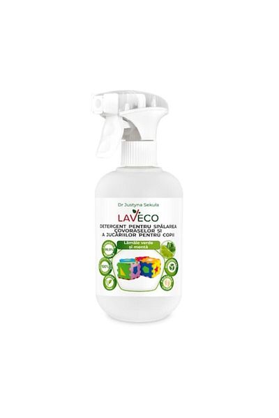 LAVECO Soluție pentru curățarea locurilor de joacă pentru copii, covorașelor, jucăriilor, mobilierului Bio (100%) hipoalergenică