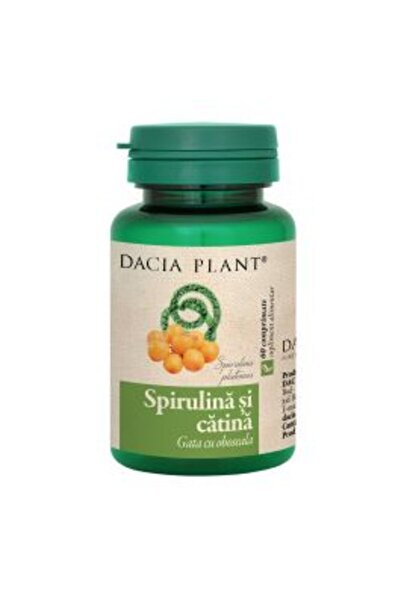 Dacia Plant Spirulina si Catina 60 comprimate, Dacia Plant